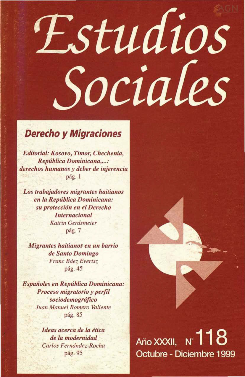 						Ver Vol. 32 Núm. 118 (1999): Derecho y Migraciones
					